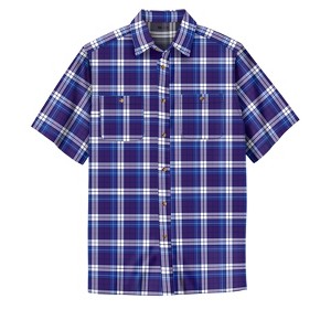 KingSize Short-Sleeve Plaid Sport Shirt - 1 of 4