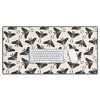 Avenie Luna Moth Cream And Black Desk Mat -Deny Designs - image 2 of 4