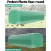 Walk-in Tunnel Greenhouse for Outdoors, Large Tunnel Garden House with Swing Door & 16 Vent Windows,Portable Green House Kit for Winter Gardening - 3 of 4