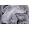 Luxe Faux Rabbit Fur Women Vest | Grey - 4 of 4