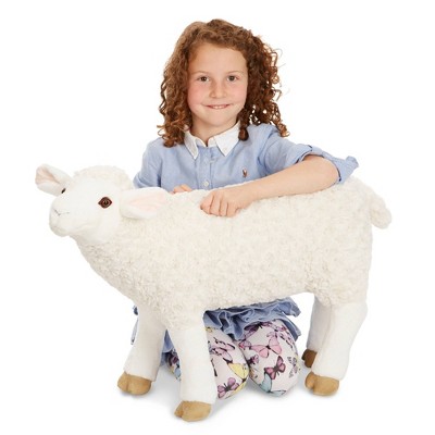 big stuffed sheep