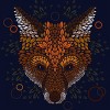 Junior's Design By Humans Fox Face By LetterQ T-Shirt - 2 of 3
