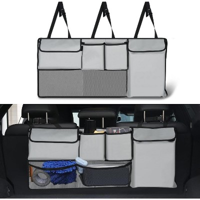 TruAIR Hanging Car Trunk Organizer with Pockets Ð Increases Rear Storage for Vehicles