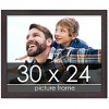 PosterPalooza | Textured Brown Picture Frame - UV Acrylic, Backing Board, Hanging Hardware Included - 2 of 4