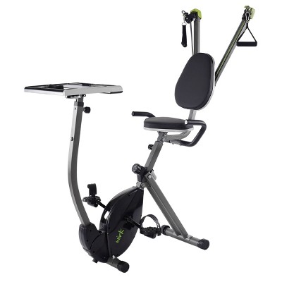 stamina cardio folding exercise bike with large padded seat