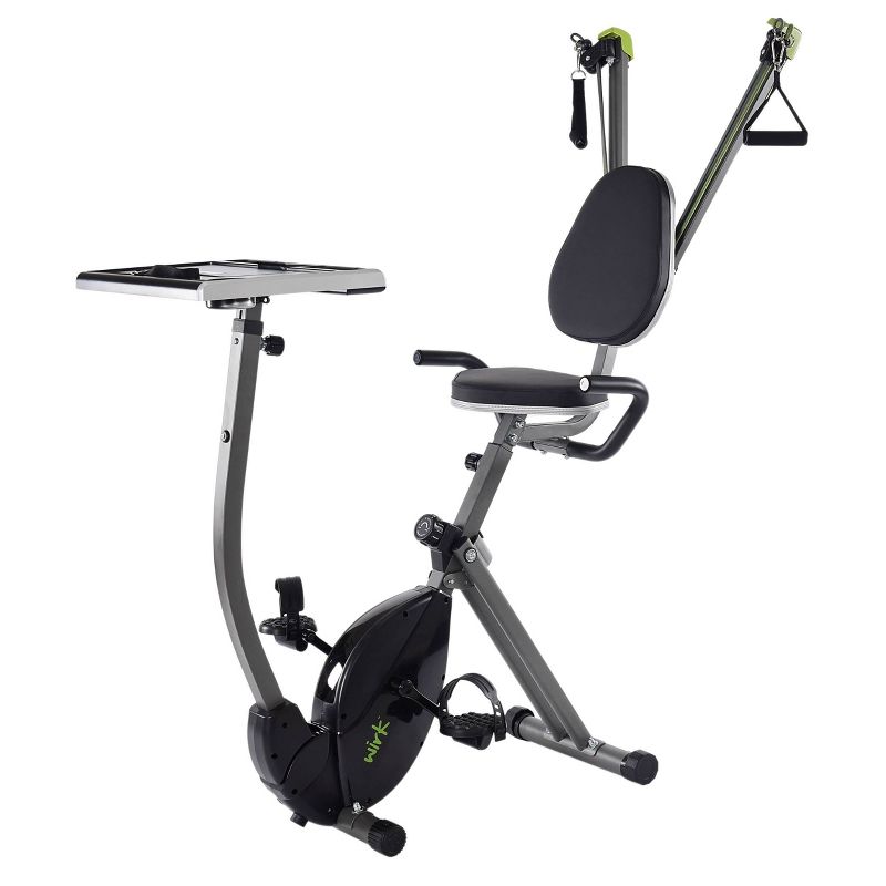 Wirk Ride Exercise Bike Workstation and Standing Desk with Smart Workout App and No Subscription Required, 1 of 16
