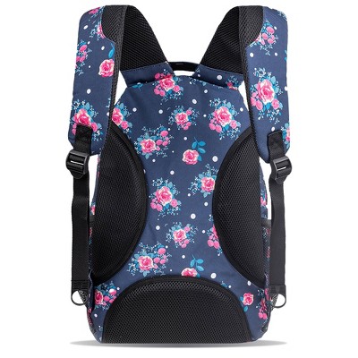 Рюкзаки JWorld J World Cornelia 19" Laptop Backpack - Navy Rose — фото 3