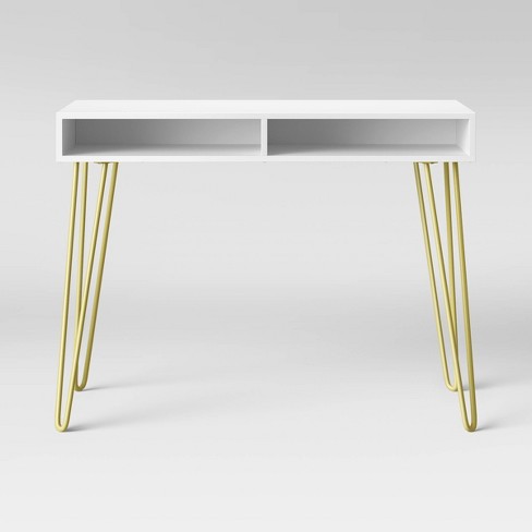 Hair Pin Writing Desk White Room Essentials Target