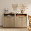 Sideboard Buffet Cabinet with Storage Coffee Bar Station with Shelves Doors Modern Credenza for Kitchen Dining Room Side table storage cabinet - 2 of 4