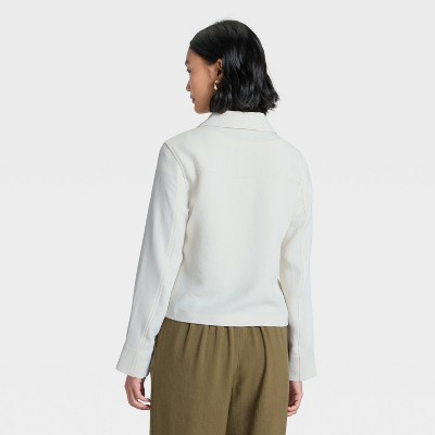 Women’s Signature Crepe Shirt Jacket – A New Day