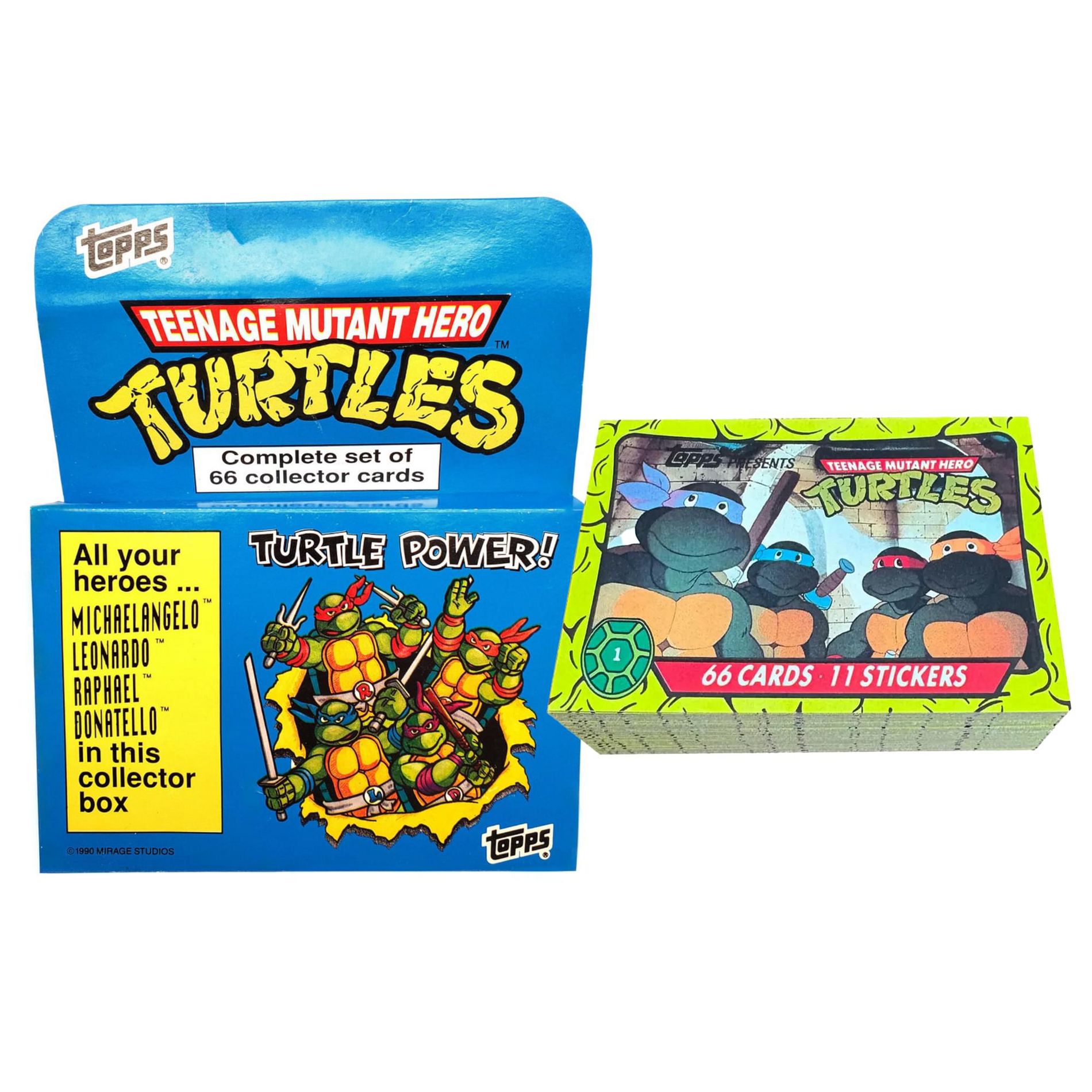 Topps 1990 Topps Ireland Teenage Mutant Hero Turtles | 66 Cards