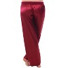 Women's Satin Solid and Printed Pajama Pants, Silky Pj Bottoms - 2 of 2