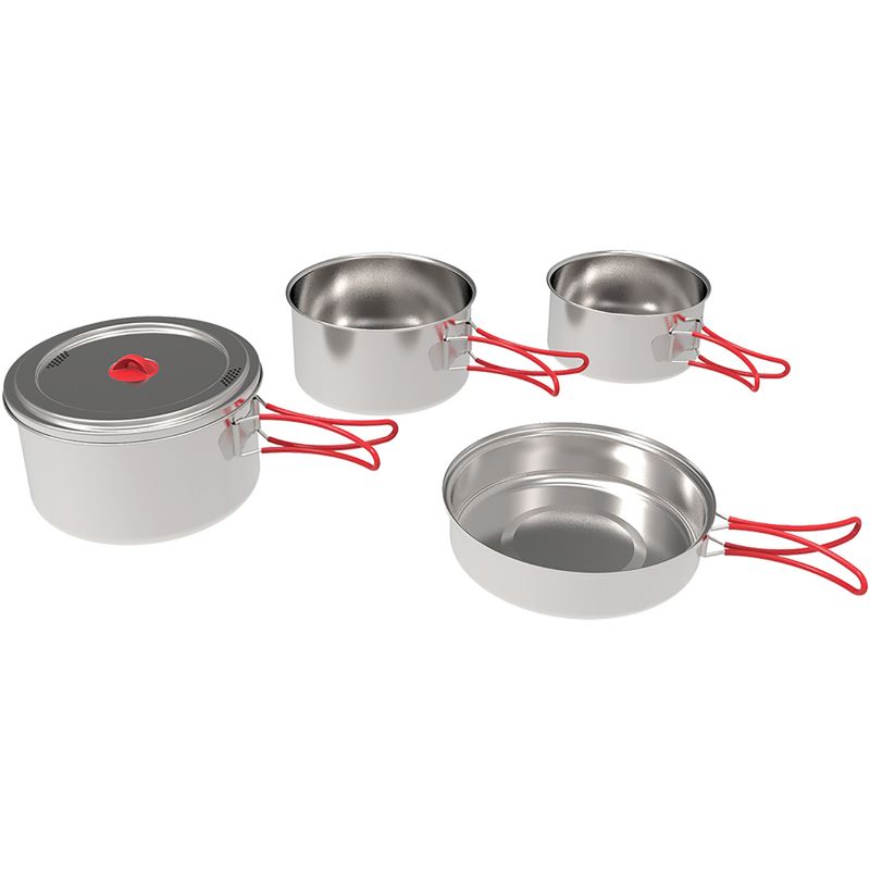 Coghlan's Stainless Steel Outdoor Camping Cooking Set, 3 of 4