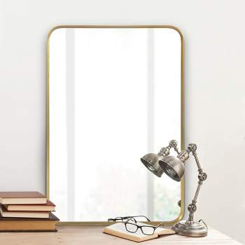 Neutypechic Metal Frame Arched Wall Mounted Mirror Decorative Wall Mirror