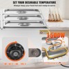 VEVOR 6-Pan Commercial Food Warmer, 6 x 5QT Electric Steam Table, 1500W Professional Countertop Stainless Steel Buffet Bain Marie - 4 of 4