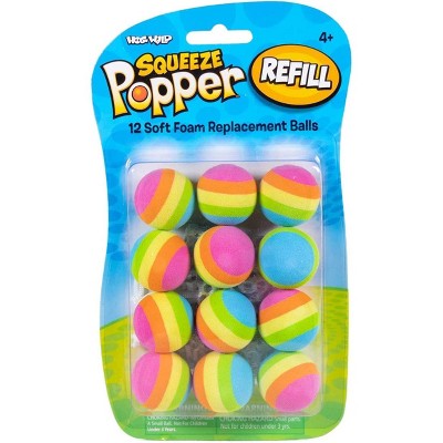 Hog Wild Rainbow Popper Refill Balls, Rainbow Colored - Great Easter Basket Gift for Kids, Girls, Boys