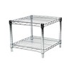 Shelving.com Chrome Wire Shelving with 2 Tier Shelves - - 2 of 4