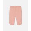 Deux par Deux Girl Crinkle Jersey Capri Legging Dark Old Pink - 3 of 4