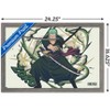 Trends International One Piece: Fishman Island - Roronoa Zoro Three Swords Framed Wall Poster Prints - 3 of 4