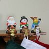 Northlight Santa, Snowman and Reindeer Christmas Stocking Holders - 5.25" - Set of 3 - 3 of 4