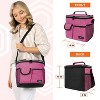 OPUX Large Insulated Lunch Bag Men Women, Leakproof Thermal Reusable Soft Cooler Tote Work School Adult Kid Boy Girl - 4 of 4