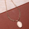 Women's Moonlight Vortex Collar Necklace - Champayne Gold - 3 of 4