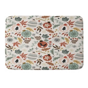Marta Barragan Camarasa Christmas Memory Foam Bath Rug - Deny Designs - 1 of 3