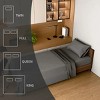 Bedding Bed Sheets Set - 3 Piece Bedding - Brushed Microfiber - Shrinkage and Fade Resistant - Easy Care - 2 of 4
