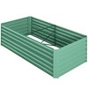 Outsunny Raised Garden Bed, Galvanized Steel Planters for Outdoor Plants with Multi-reinforced Rods, 71" x 36" x 23" - 4 of 4