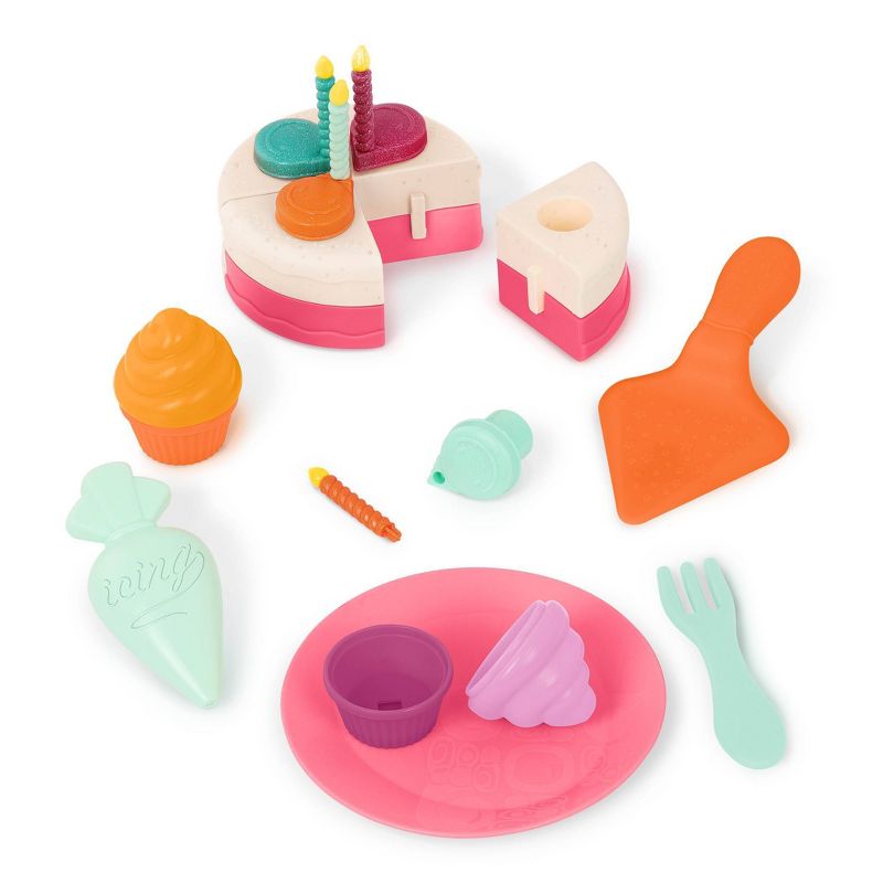 B. toys - Play Oven Baking Set Mini Chef - Bake-a-Cake Playset, 5 of 6