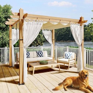 GustoWave 10x10 FT Outdoor Pergola Gazebo for Patio, Backyard, Garden - 1 of 4