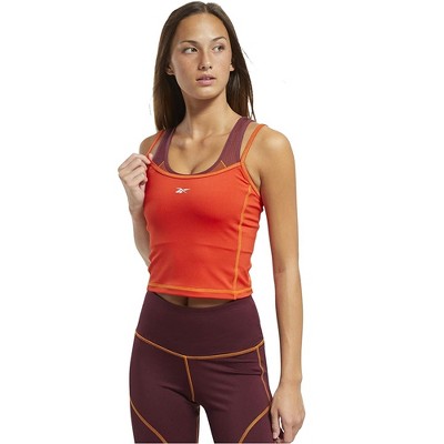 Reebok Womens Meet You There Stitch Tank Top