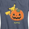 Women's - Pokémon - Pikachu Pumpkin Short Sleeve Graphic T-Shirt - 2 of 4