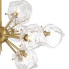 Possini Euro Design Klara 30" Modern Pendant Chandelier Ceiling Light Fixture Dining Room Over Table Sputnik 12-Light LED Clear Soft Gold Finish - 3 of 4