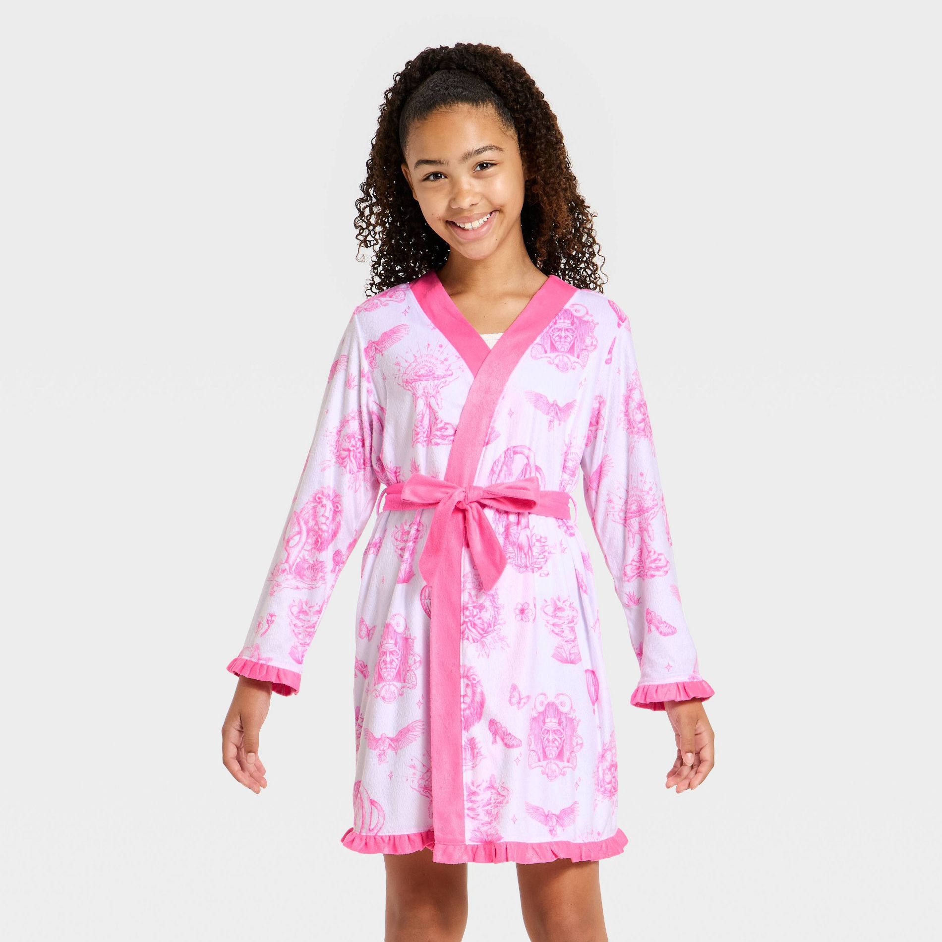 Girls' Wicked x Katie Kime Robe - White