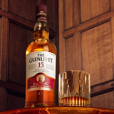 The Glenlivet 15yr Single Malt Scotch Whisky - 750ml Bottle
