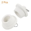 Unique Bargains Rubber Flexible Bathtub Sink Drain Stoppers with Hanging Ring 2 Pcs - 3 of 4