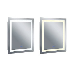 CWI Lighting Abril Square Matte White LED 36 in. Mirror From our Abril Collection - 1 of 4