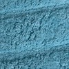 Knightsbridge Stylish And Comfortable All Season Traditional Racetrack Design Cotton Bath Rug Aqua - 2 of 3