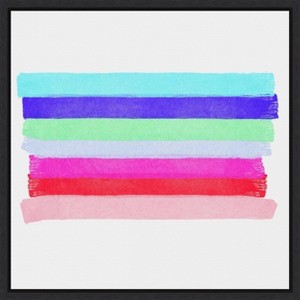 Amanti Art Linear Illusions II by Christine Essue Canvas Wall Art Print Framed 22 x 22-in. - 1 of 4