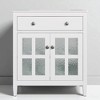 30" Bathroom Vanity with Sink – Freestanding Cabinet with Ceramic Basin, Tip-Out Tray, Adjustable Shelf, Solid Wood Legs, Soft Close Hinges - 4 of 4