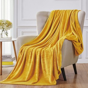 Walensee 50x60 Plush Fleece Throw - Ultra Soft Lightweight Blanket for Couch, Bed & All Seasons - 1 of 4