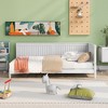 ALEXOUN Wood Day Bed Frames with Solid Wood Slat Support,and Arm & Back for Toddlers Kids Teens Adults Easy Assemble - 2 of 4
