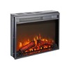 NAYSAYE Indoor Fireplace TV Stand Modern Entertainment Center with Storage for Living Room, Jasmine White, 58"*15.75"*32" - 2 of 4