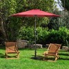 Wellfor 7.5' Hexagon Outdoor Patio Market Umbrella - 2 of 4