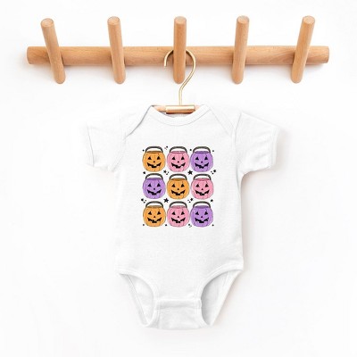 The Juniper Shop Halloween Candy Bucket Chart Baby Bodysuit