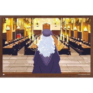 Trends International The Wizarding World: Harry Potter - Dumbledore Candles Framed Wall Poster Prints - 1 of 4