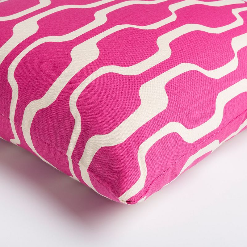 Mark & Day Look Modern Bright Pink Throw Pillow, 2 of 4