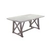 Courtyard Casual Surf Side Teak 7 pc 72" Rectangle Dining set   Includes:  One Rectangle Dining Table and six Dining Chairs - 4 of 4