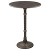 Sapphtopaz Dining Table Kitchen Table Round Dining Table Tulip-style Bar Table with Pedestal Base for Kitchen, Small Spaces - 2 of 4